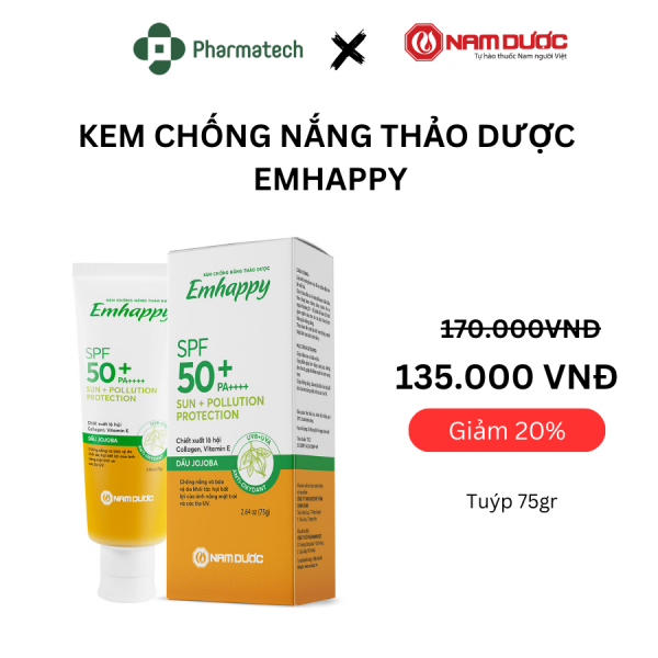 Kem chống nắng thảo dược emhappy